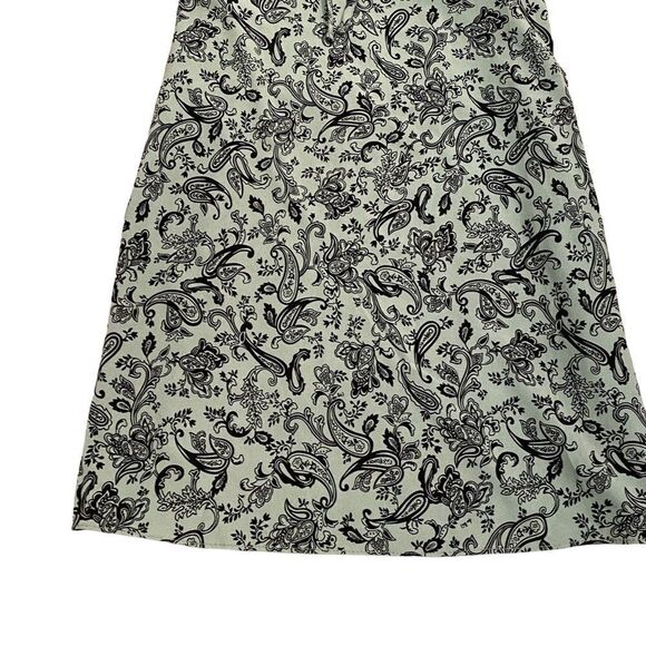 H&M Sage Green Paisley Ditsy Floral Pheasant Cami Lightweight Mini Sundress - Picture 6 of 7